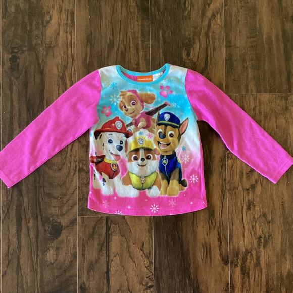 Nickelodeon Paw Patrol Fleece Pajama Top - Picture 1 of 4